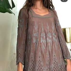 Sundance Boho Embroidered Tunic